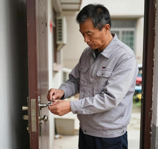 开锁的师傅是把锁给开了，可是是撬坏了锁才开的，需要付钱吗？